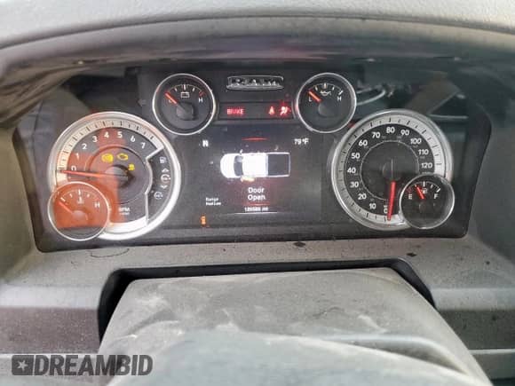 2016 Ram 1500 Big Horn with VIN 1C6RR6LT6GS241783, listed as a Copart auction lot 80761615 with 126,586 mi miles and Salvage title. Bid and sale history available at DreamBid. Image 9.