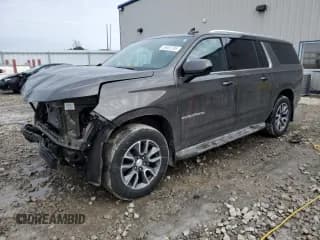 ✅ 2021 Chevrolet Suburban LS • VIN: 1GNSKBKD7MR420989 • Lot: 46903795. Listed on Copart with 40,895 mi. Free auction sales archive from the USA and detailed vehicle history report at DreamBid. Image 1.