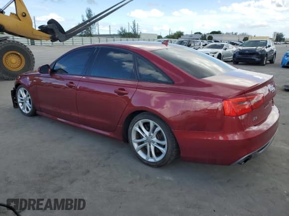 ✅ 2015 Audi A6 Prestige • VIN: WAUHMBFC5FN013985 • Lot: 81923565. Listed on Copart with 87,604 mi. Free auction sales archive from the USA and detailed vehicle history report at DreamBid. Image 2.