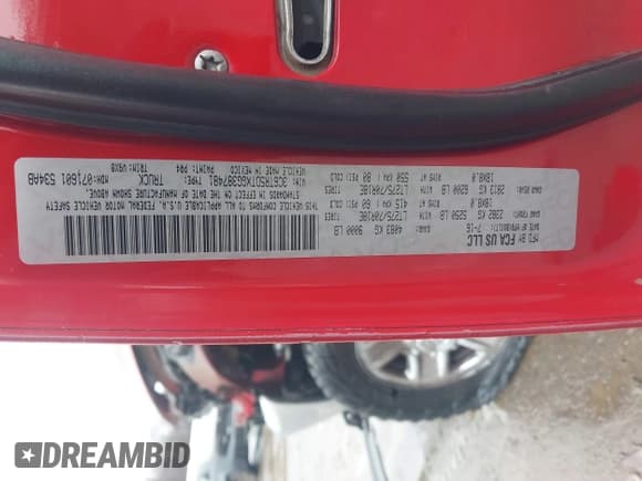 ✅ 2016 Ram 2500 SLT • VIN: 3C6TR5DTXGG387481 • Lot: 41524798. Listed on IAAI with 137,193 mi. Free auction sales archive from the USA and detailed vehicle history report at DreamBid. Image 9.