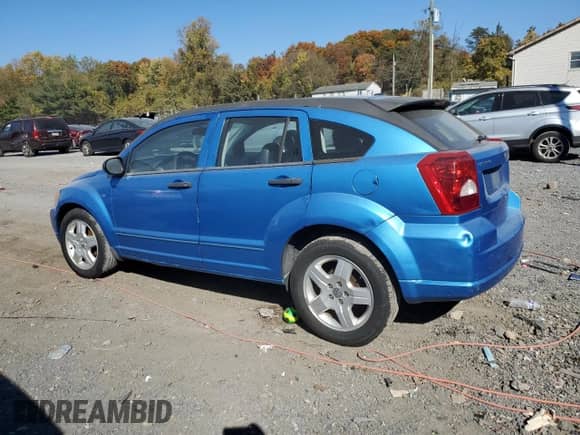 2008 Dodge Caliber SXT with VIN 1B3HB48B08D578602, listed as a Copart auction lot 77371064 with 154,306 mi miles and Salvage title. Bid and sale history available at DreamBid. Image 2.