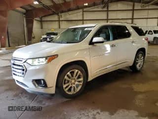 2018 Chevrolet Traverse High Country z VIN 1GNEVKKW8JJ115419, wystawiony jako Copart lot #68215955 z przebiegiem 67 491 mil mil oraz Czysty tytuł • Clean title. Historia ofert i sprzedaży dostępna na DreamBid. Obrazek 1.