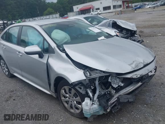 ✅ 2024 Toyota Corolla LE • VIN: 5YFB4MDE0RP099609 • Lot: 42759562. Listed on IAAI with 35,731 mi. Free auction sales archive from the USA and detailed vehicle history report at DreamBid. Image 1.