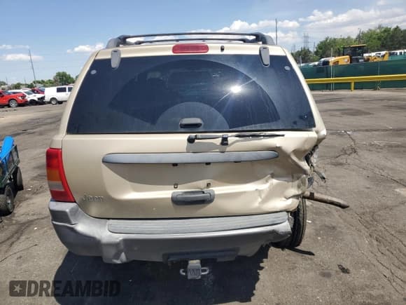 ✅ 2001 Jeep Grand Cherokee Laredo • VIN: 1J4GW48S61C537640 • Lot: 58266135. Listed on Copart with 188,475 mi. Free auction sales archive from the USA and detailed vehicle history report at DreamBid. Image 6.