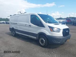 ✅ 2023 Ford Transit Cargo • VIN: 1FTYE1Y89PKA26468 • Lot: 42556373. Listed on IAAI with 82,927 mi. Free auction sales archive from the USA and detailed vehicle history report at DreamBid. Image 1.