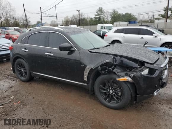 ✅ 2014 Infiniti QX70 • VIN: JN8CS1MWXEM412233 • Lot: 52859325. Listed on Copart with 109,121 mi. Free auction sales archive from the USA and detailed vehicle history report at DreamBid. Image 4.