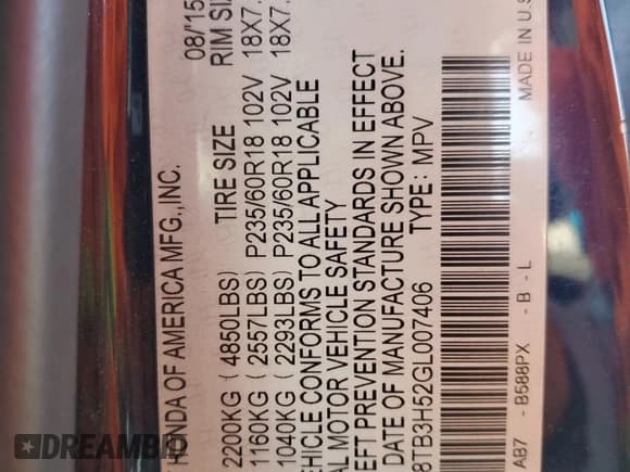 ✅ 2016 Acura RDX Technology • VIN: 5J8TB3H52GL007406 • Лот: 80716625. Опубликован ранее на Copart с пробегом 110 619 миль. Бесплатный доступ к архиву аукционных продаж из США и подробный отчёт об истории автомобиля на DreamBid. Изображение 14.