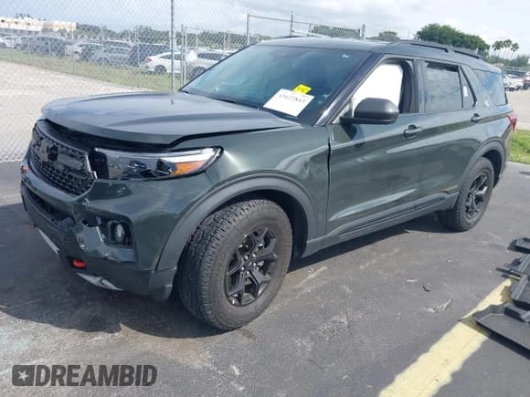 ✅ 2023 Ford Explorer Timberline • VIN: 1FMSK8JH2PGB50064 • Lot: 43622843. Listed on IAAI with 16,326 mi. Free auction sales archive from the USA and detailed vehicle history report at DreamBid. Image 17.
