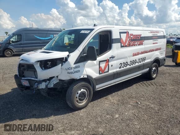 ✅ 2024 Ford Transit Cargo • VIN: 1FTBR1Y82RKB55357 • Lot: 87182735. Wystawiony na Copart z przebiegiem 6 292 mil. Bezpłatny archiwum sprzedaży aukcyjnych z USA i szczegółowy raport historii pojazdu na DreamBid. Zdjęcie 1.