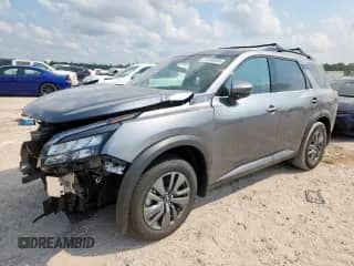 2025 Nissan Pathfinder SV with VIN 5N1DR3BB9SC223268, listed as a Copart auction lot 81390095 with 3,071 mi miles and Salvage title. Bid and sale history available at DreamBid. Image 1.