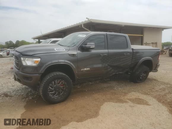 ✅ 2022 Ram 1500 Lone Star • VIN: 1C6SRFFT6NN405557 • Lot: 52176905. Listed on Copart with 27,160 mi. Free auction sales archive from the USA and detailed vehicle history report at DreamBid. Image 1.