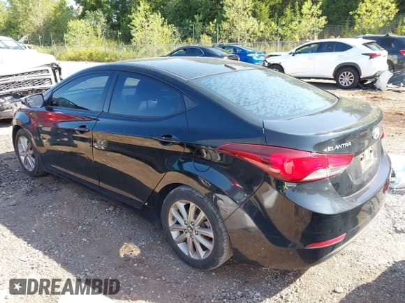 ✅ 2016 Hyundai Elantra SE • VIN: 5NPDH4AE8GH766809 • Lot: 43117454. Listed on IAAI with 130,552 mi. Free auction sales archive from the USA and detailed vehicle history report at DreamBid. Image 15.