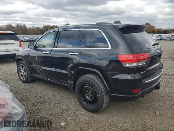 ✅ 2020 Jeep Grand Cherokee Overland • VIN: 1C4RJFCGXLC374800 • Lot: 90080305. Listed on Copart with 83,803 mi. Free auction sales archive from the USA and detailed vehicle history report at DreamBid. Image 2.
