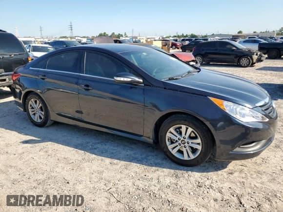 2014 Hyundai Sonata GLS with VIN 5NPEB4AC2EH883867, listed as a Copart auction lot 80292615 with 170,968 mi miles and Salvage title. Bid and sale history available at DreamBid. Image 4.