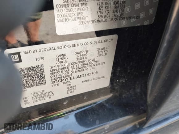 ✅ 2021 Chevrolet Silverado 1500 LT Trail Boss • VIN: 3GCPYFEL8MG141705 • Lot: 42914784. Wystawiony na IAAI z przebiegiem 40 543 mil. Bezpłatny archiwum sprzedaży aukcyjnych z USA i szczegółowy raport historii pojazdu na DreamBid. Zdjęcie 9.