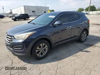 2016 Hyundai Santa Fe with VIN 5XYZTDLB2GG318967, listed as a Copart auction lot 69215575 with 202,215 mi miles and Clean title. Bid and sale history available at DreamBid. Image 1.