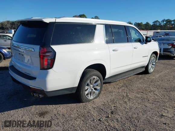 ✅ 2023 Chevrolet Suburban Premier • VIN: 1GNSCFKD8PR545380 • Lot: 43809120. Listed on IAAI with 54,109 mi. Free auction sales archive from the USA and detailed vehicle history report at DreamBid. Image 4.