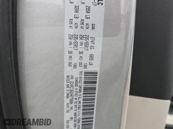 ✅ 2017 Chrysler Pacifica Touring L • VIN: 2C4RC1BG2HR770684 • Lot: 84870285. Listed on Copart with 143,964 mi. Free auction sales archive from the USA and detailed vehicle history report at DreamBid. Image 14.