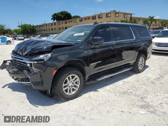 ✅ 2023 Chevrolet Suburban LT • VIN: 1GNSCCKD5PR148949 • Лот: 61658625. Опубликован ранее на Copart с пробегом 103 447 миль. Бесплатный доступ к архиву аукционных продаж из США и подробный отчёт об истории автомобиля на DreamBid. Изображение 1.