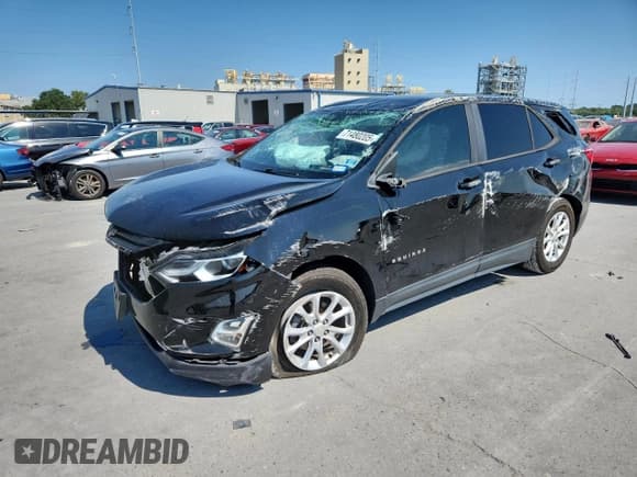 ✅ 2020 Chevrolet Equinox LS • VIN: 2GNAXHEV7L6107052 • Лот: 71480205. Опубликован ранее на Copart с пробегом Не указан. Бесплатный доступ к архиву аукционных продаж из США и подробный отчёт об истории автомобиля на DreamBid. Изображение 1.