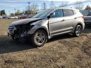 ✅ 2018 Hyundai Santa Fe 2.4L • VIN: 5XYZTDLB3JG568466 • Лот: 47022913. Опубликован ранее на Copart с пробегом 90 589 миль. Бесплатный доступ к архиву аукционных продаж из США и подробный отчёт об истории автомобиля на DreamBid. Изображение 1.