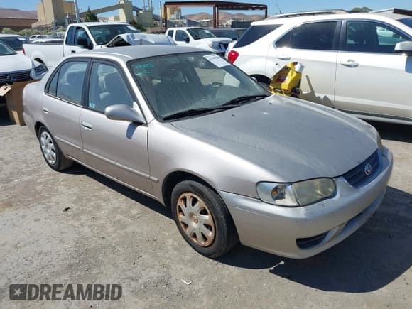 ✅ 2001 Toyota Corolla CE • VIN: 1NXBR12E91Z441600 • Lot: 43145280. Wystawiony na IAAI z przebiegiem 129 068 mil. Bezpłatny archiwum sprzedaży aukcyjnych z USA i szczegółowy raport historii pojazdu na DreamBid. Zdjęcie 1.