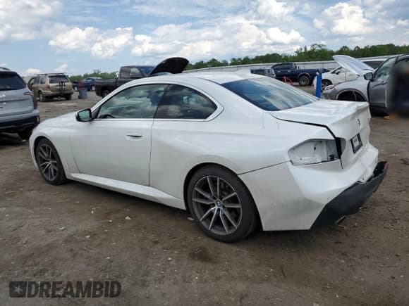 ✅ 2022 BMW 2 Series 230i • VIN: 3MW23CM08N8C50009 • Lot: 55574415. Listed on Copart with 65,654 mi. Free auction sales archive from the USA and detailed vehicle history report at DreamBid. Image 2.