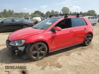 ✅ 2015 Volkswagen Golf GTI SE • VIN: 3VW4T7AU2FM032521 • Lot: 68875585. Listed on Copart with 133,005 mi. Free auction sales archive from the USA and detailed vehicle history report at DreamBid. Image 1.