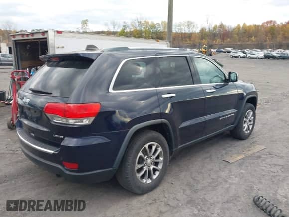 2016 Jeep Grand Cherokee Limited with VIN 1C4RJFBG8GC498393, listed as a IAAI auction lot 43617966 with 99,931 mi miles and . Bid and sale history available at DreamBid. Image 4.