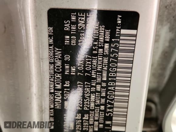 ✅ 2011 Hyundai Santa Fe GLS • VIN: 5XYZGDAB1BG075751 • Lot: 91870725. Wystawiony na Copart z przebiegiem 103 259 mil. Bezpłatny archiwum sprzedaży aukcyjnych z USA i szczegółowy raport historii pojazdu na DreamBid. Zdjęcie 13.