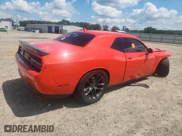 2021 Dodge Challenger R/T Scat Pack Widebody with VIN 2C3CDZFJ6MH585999, listed as a Copart auction lot 70097645 with 65,862 mi miles and Salvage title. Bid and sale history available at DreamBid. Image 3.