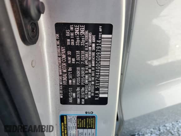 2012 Hyundai Santa Fe SE z VIN 5XYZH4AG0CG097914, wystawiony jako Copart lot #67776104 z przebiegiem 166 992 mil mil oraz Szkoda całkowita • Salvage title. Historia ofert i sprzedaży dostępna na DreamBid. Obrazek 15.