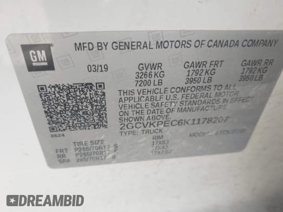 ✅ 2019 Chevrolet Silverado 1500 LT • VIN: 2GCVKPEC6K1178207 • Lot: 43645117. Wystawiony na IAAI z przebiegiem 128 111 mil. Bezpłatny archiwum sprzedaży aukcyjnych z USA i szczegółowy raport historii pojazdu na DreamBid. Zdjęcie 9.