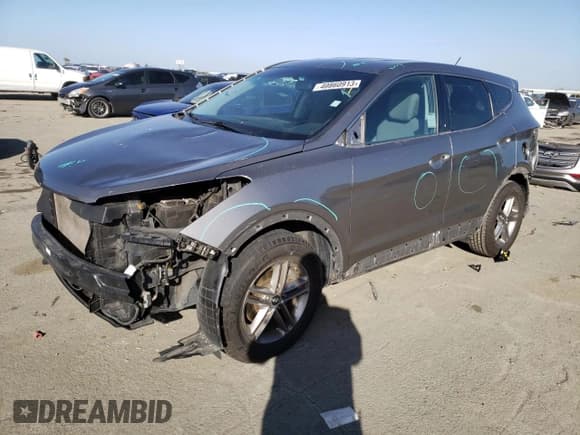 ✅ 2018 Hyundai Santa Fe 2.4L • VIN: 5NMZTDLB0JH089430 • Лот: 40860913. Опубликован ранее на Copart с пробегом 89 896 миль. Бесплатный доступ к архиву аукционных продаж из США и подробный отчёт об истории автомобиля на DreamBid. Изображение 1.