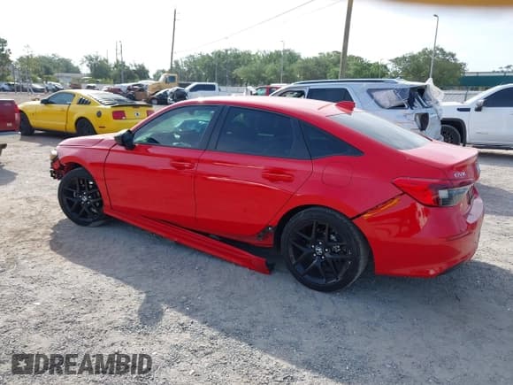 ✅ 2024 Honda Civic Sport • VIN: 2HGFE2F5XRH552612 • Lot: 42091995. Listed on IAAI with 16,282 mi. Free auction sales archive from the USA and detailed vehicle history report at DreamBid. Image 3.