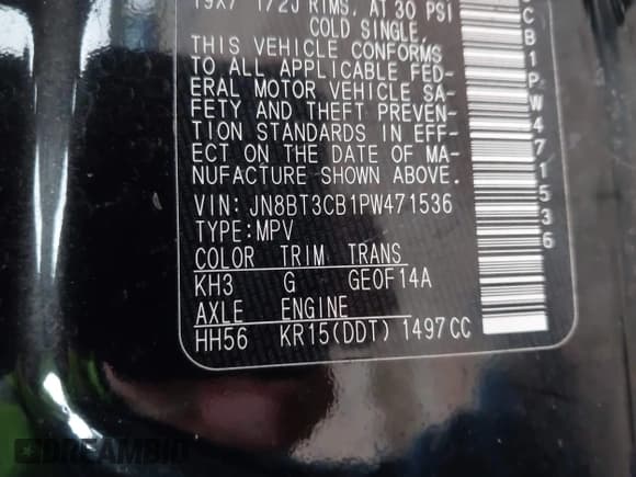 ✅ 2023 Nissan Rogue SL • VIN: JN8BT3CB1PW471536 • Lot: 43550006. Wystawiony na IAAI z przebiegiem 37 572 mil. Bezpłatny archiwum sprzedaży aukcyjnych z USA i szczegółowy raport historii pojazdu na DreamBid. Zdjęcie 9.