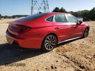 2020 Hyundai Sonata Limited с VIN 5NPEH4J21LH013708, выставлен на аукционе Copart как лот 85135325 с пробегом 68 842 миль миль и Списание • Salvage title. История ставок и продаж доступна на DreamBid. Изображение 3.