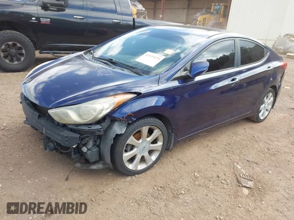 ✅ 2013 Hyundai Elantra GLS • VIN: 5NPDH4AE0DH213986 • Lot: 43575259. Listed on IAAI with 184,670 mi. Free auction sales archive from the USA and detailed vehicle history report at DreamBid. Image 2.