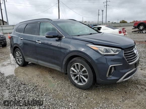 2019 Hyundai Santa Fe SE with VIN KM8SNDHF1KU302754, listed as a Copart auction lot 90800155 with 162,192 mi miles and Clean title. Bid and sale history available at DreamBid. Image 4.