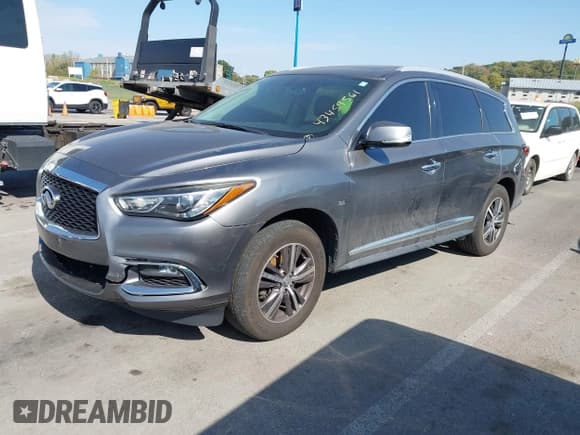 ✅ 2017 Infiniti QX60 • VIN: 5N1DL0MM2HC527761 • Lot: 43459561. Listed on IAAI with 191,058 mi. Free auction sales archive from the USA and detailed vehicle history report at DreamBid. Image 2.