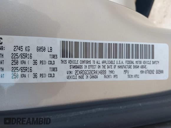 ✅ 2012 Dodge Grand Caravan SXT • VIN: 2C4RDGCG9CR414899 • Лот: 43664583. Опубликован ранее на IAAI с пробегом 91 278 миль. Бесплатный доступ к архиву аукционных продаж из США и подробный отчёт об истории автомобиля на DreamBid. Изображение 9.