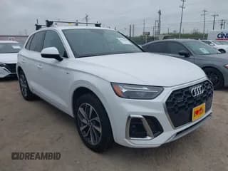 ✅ 2023 Audi Q5 S line Premium Plus • VIN: WA1EAAFY5P2077963 • Lot: 43833484. Listed on IAAI with 57,293 mi. Free auction sales archive from the USA and detailed vehicle history report at DreamBid. Image 1.