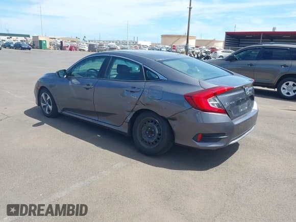 ✅ 2021 Honda Civic LX • VIN: 2HGFC2F66MH509733 • Lot: 43210031. Listed on IAAI with 65,634 mi. Free auction sales archive from the USA and detailed vehicle history report at DreamBid. Image 3.