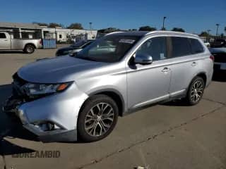 2017 Mitsubishi Outlander SE with VIN JA4AD3A34HZ041526, listed as a Copart auction lot 87021355 with 163,164 mi miles and Salvage title. Bid and sale history available at DreamBid. Image 1.