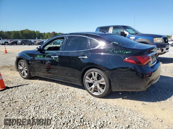 ✅ 2017 Infiniti Q70 3.7 • VIN: JN1BY1APXHM740455 • Lot: 86442505. Listed on Copart with Not provided. Free auction sales archive from the USA and detailed vehicle history report at DreamBid. Image 2.