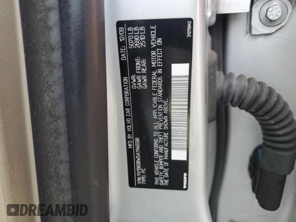 ✅ 2010 Volvo V70 • VIN: YV1960BW5A1146598 • Lot: 87005884. Wystawiony na Copart z przebiegiem 72 886 mil. Bezpłatny archiwum sprzedaży aukcyjnych z USA i szczegółowy raport historii pojazdu na DreamBid. Zdjęcie 15.