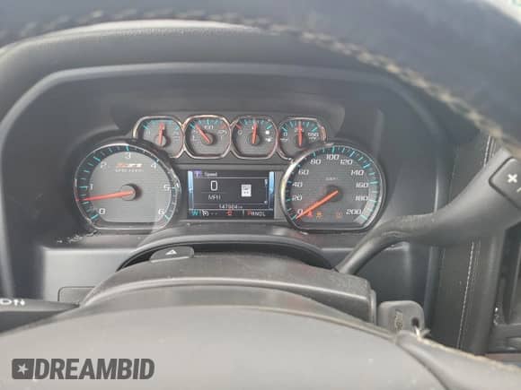 2017 Chevrolet Silverado 1500 LTZ with VIN 3GCUKSEJ1HG477844, listed as a Copart auction lot 64993025 with 147,904 mi miles and Salvage title. Bid and sale history available at DreamBid. Image 8.