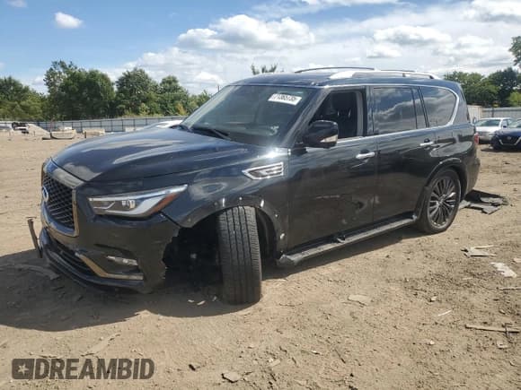 ✅ 2021 Infiniti QX80 Luxe • VIN: JN8AZ2AE1M9269307 • Lot: 71365735. Wystawiony na Copart z przebiegiem 49 047 mil. Bezpłatny archiwum sprzedaży aukcyjnych z USA i szczegółowy raport historii pojazdu na DreamBid. Zdjęcie 1.