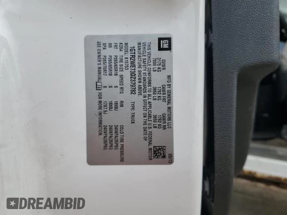 ✅ 2013 GMC Sierra 1500 SLT • VIN: 1GTR2WE73DZ379782 • Lot: 54400225. Listed on Copart with 126,205 mi. Free auction sales archive from the USA and detailed vehicle history report at DreamBid. Image 12.