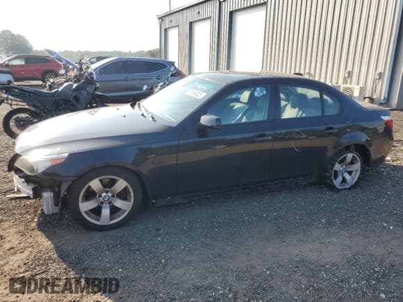 ✅ 2005 BMW 5 Series 525i • VIN: WBANA53555B168152 • Lot: 65599025. Listed on Copart with 169,487 mi. Free auction sales archive from the USA and detailed vehicle history report at DreamBid. Image 1.